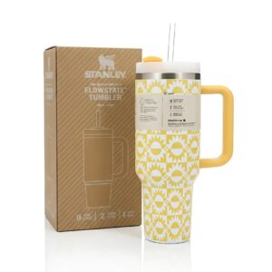 Stanley 40oz Quencher Tumbler | Oasis Butter Sunflower