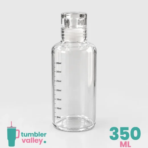 Minimalist 350ml Clear Bottle Product Minimalist 350ml Clear Bottle Product